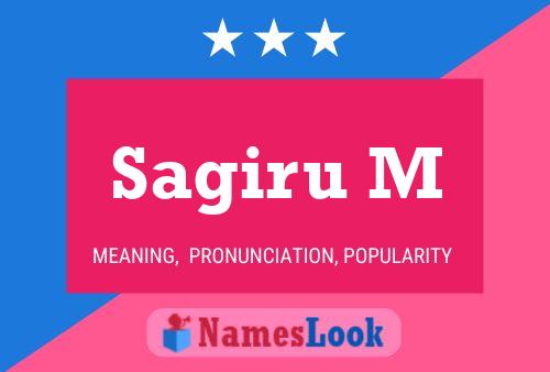 Sagiru M Name Poster