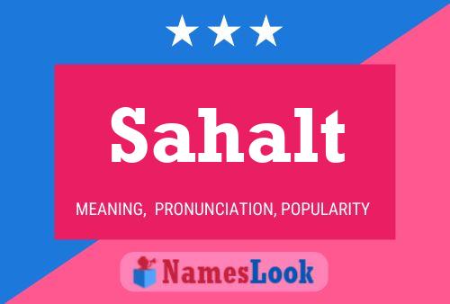 Sahalt Name Poster