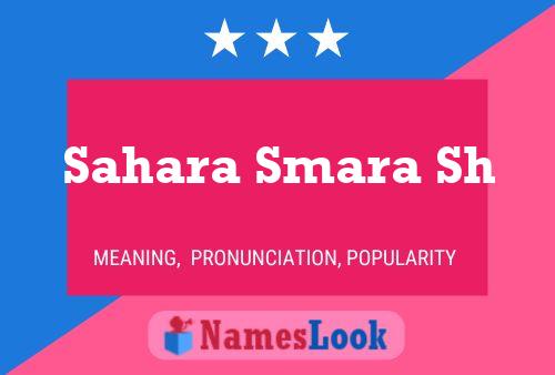 Sahara Smara Sh Name Poster