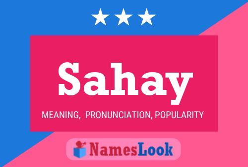 Sahay Name Poster