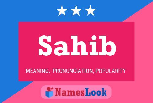 Sahib Name Poster