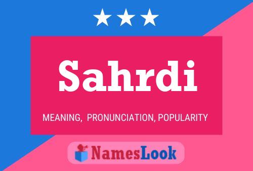 Sahrdi Name Poster