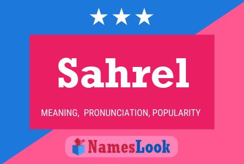 Sahrel Name Poster