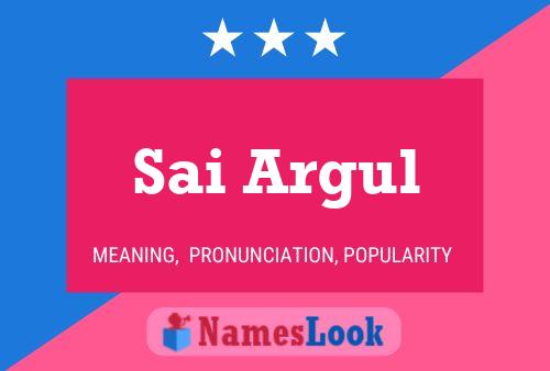 Sai Argul Name Poster