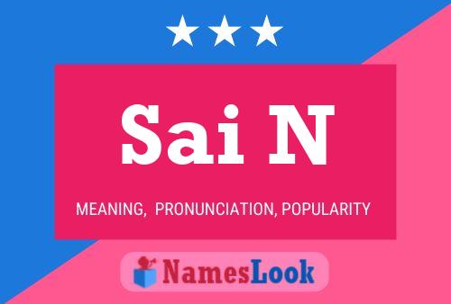 Sai N Name Poster