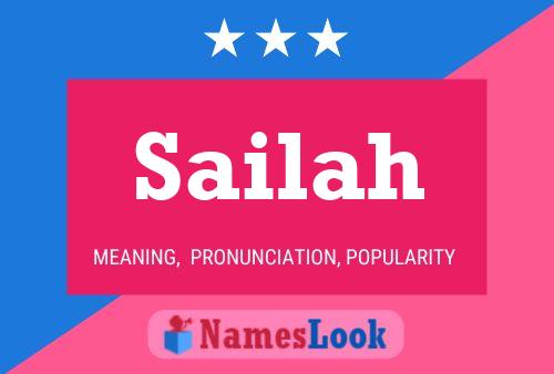 Sailah Name Poster