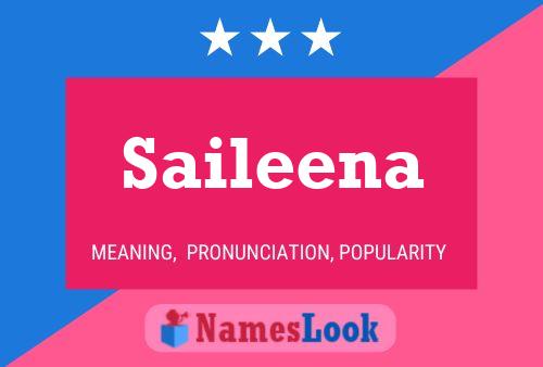 Saileena Name Poster