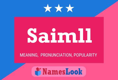 Saimll Name Poster