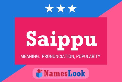 Saippu Name Poster