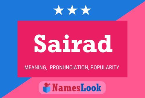 Sairad Name Poster