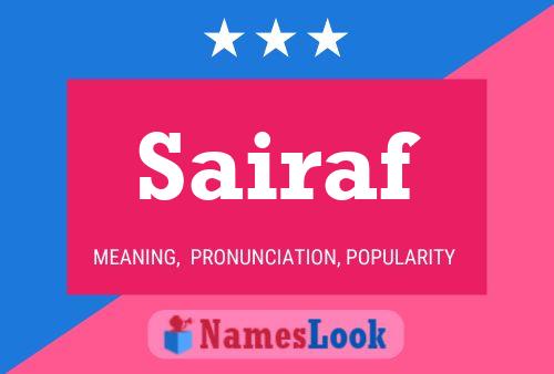 Sairaf Name Poster