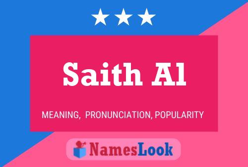 Saith Al Name Poster