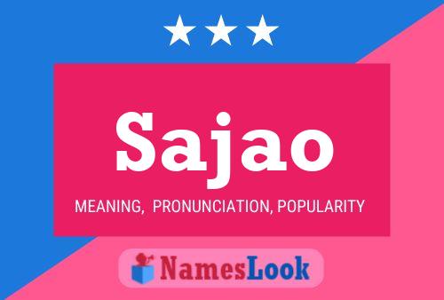 Sajao Name Poster