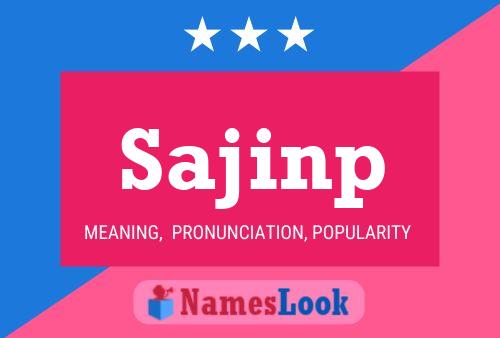 Sajinp Name Poster