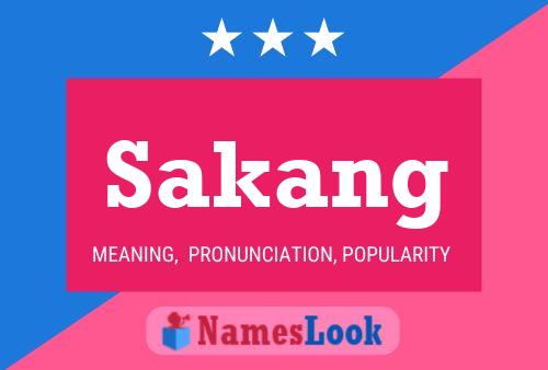 Sakang Name Poster