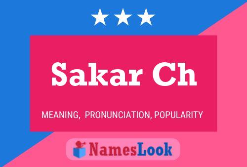 Sakar Ch Name Poster