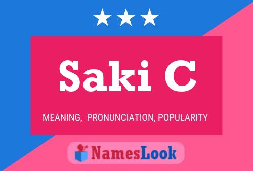 Saki C Name Poster