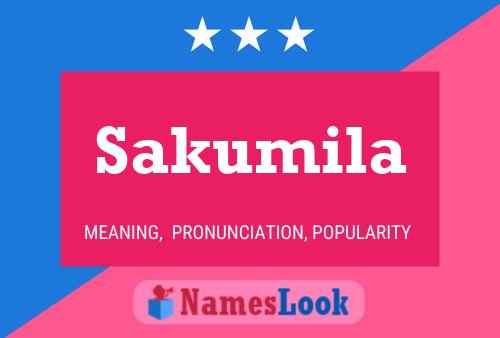 Sakumila Name Poster