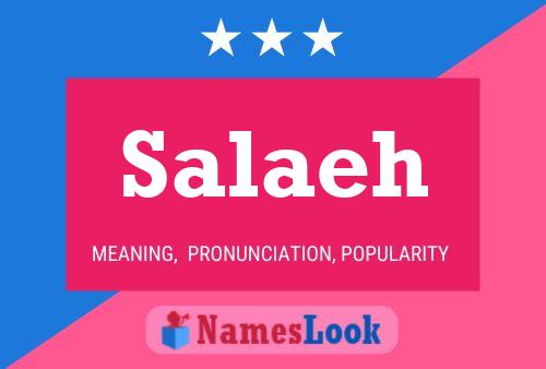 Salaeh Name Poster