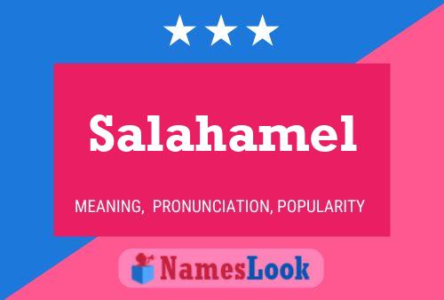 Salahamel Name Poster