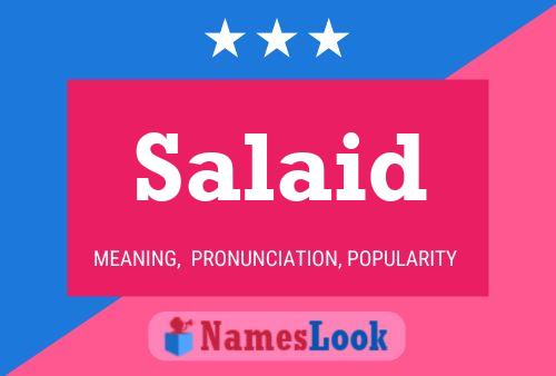 Salaid Name Poster