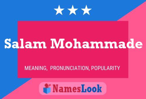 Salam Mohammade Name Poster