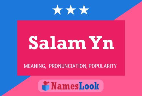 Salam Yn Name Poster