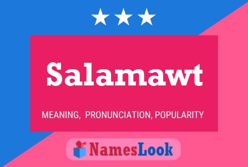 Salamawt Name Poster