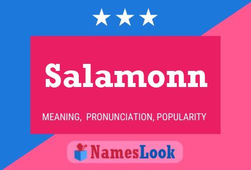 Salamonn Name Poster