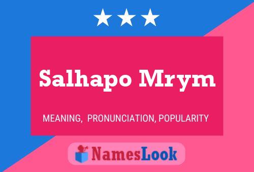 Salhapo Mrym Name Poster