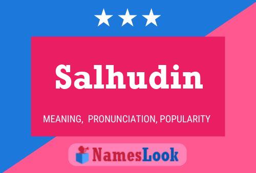 Salhudin Name Poster