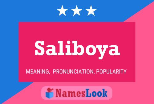 Saliboya Name Poster