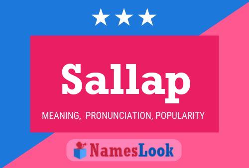 Sallap Name Poster