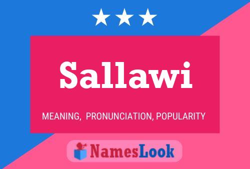 Sallawi Name Poster