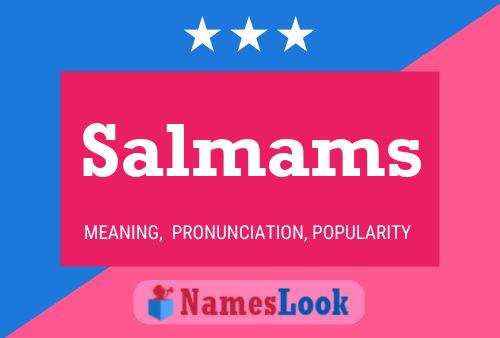 Salmams Name Poster