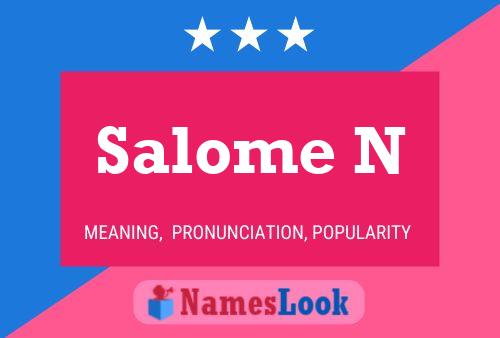 Salome N Name Poster