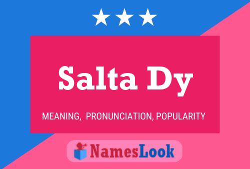 Salta Dy Name Poster