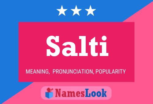 Salti Name Poster