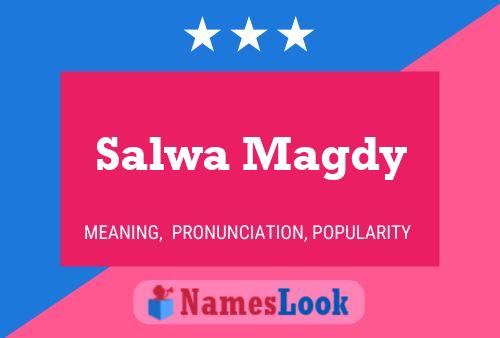 Salwa Magdy Name Poster