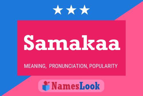 Samakaa Name Poster