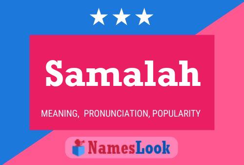 Samalah Name Poster