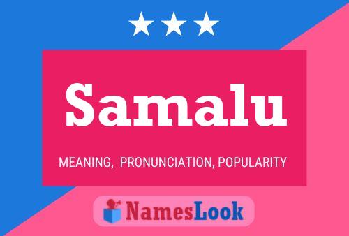 Samalu Name Poster