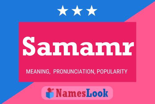 Samamr Name Poster