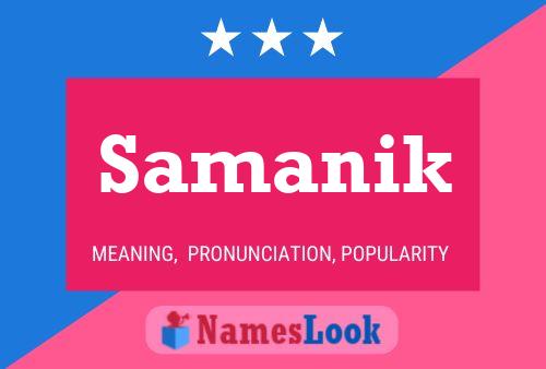 Samanik Name Poster