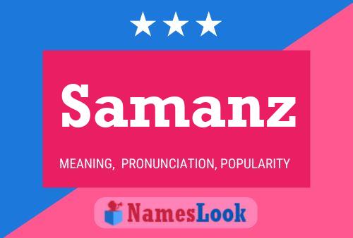 Samanz Name Poster