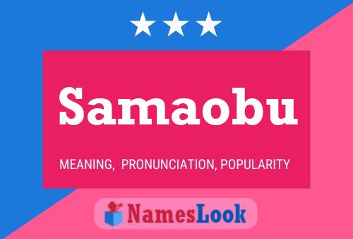 Samaobu Name Poster