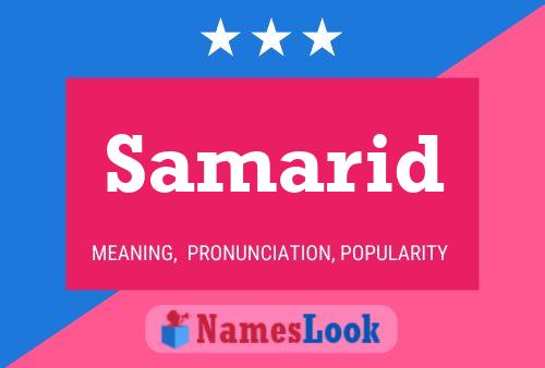 Samarid Name Poster