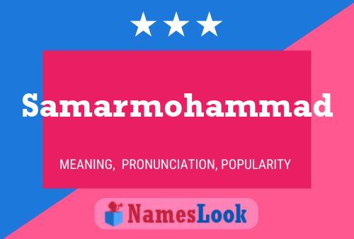 Samarmohammad Name Poster