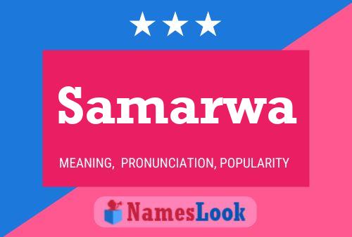 Samarwa Name Poster