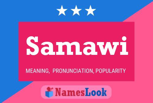 Samawi Name Poster